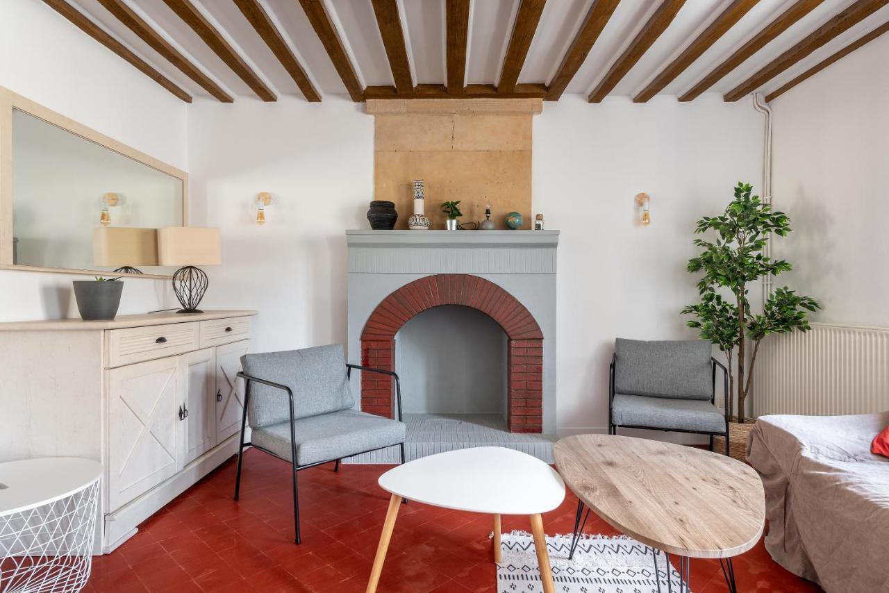 L'Escalier Rouge - Maison Renovee Avec Cour Luc-sur-Mer Buitenkant foto